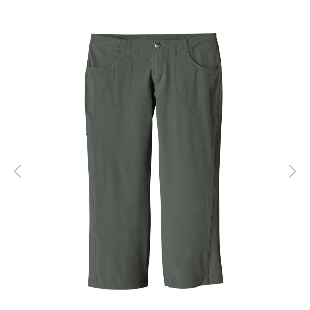 Patagonia olive green capris pants women